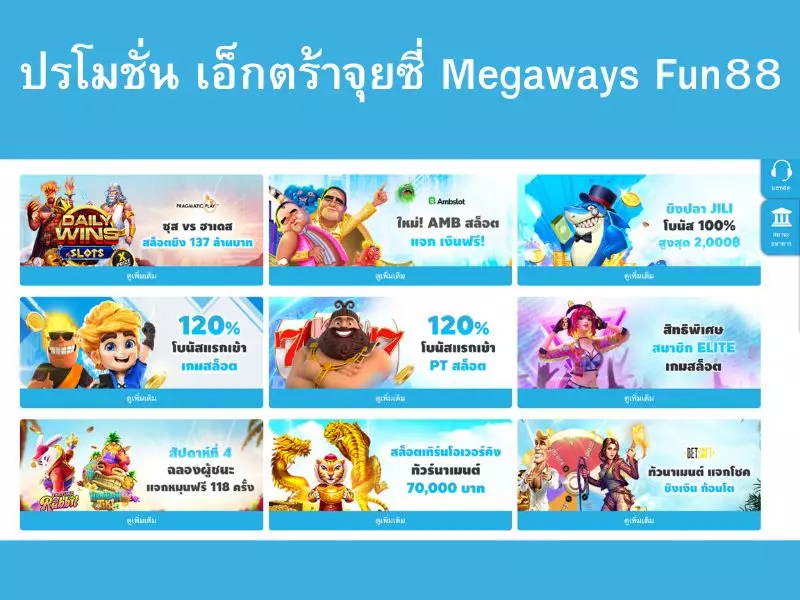 รีวิวเอ็กตร้าจุยซี่ Megaways Fun88จากผู้เล่นจริง เอ็กตร้าจุยซี่ Megaways Fun88